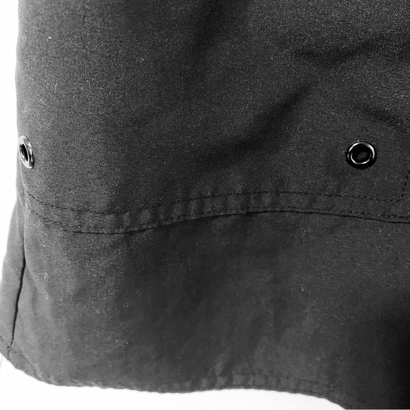 AZUL by Maxine of Hollywood Black Swim shorts W/built-In- briefs size 10 - Picture 2 of 11